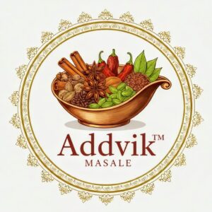Addvik Masale logo with tm